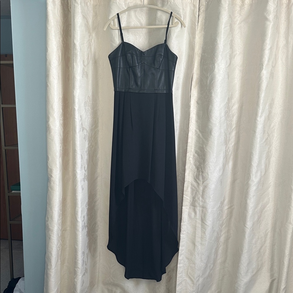 Elegant Black Strapless  BCBG Dress